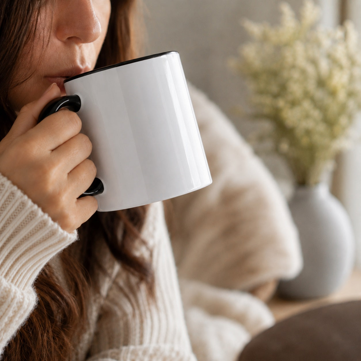 Tailorly Black Accent 11 oz Mug - dont try doing what you to do