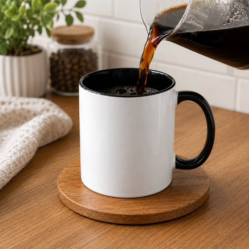 Tailorly Black Accent 11 oz Mug - dont try doing what you to do
