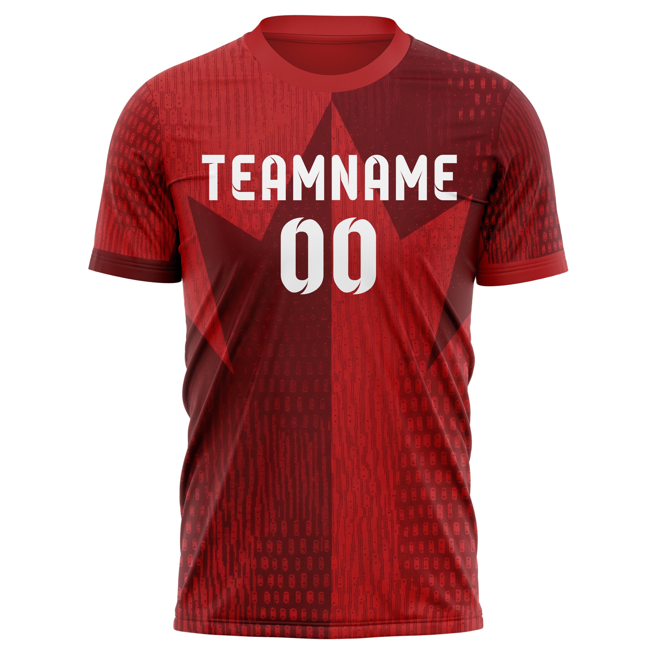 Canada Home Soccer Jersey Style – With Custom Name, Number and Logo