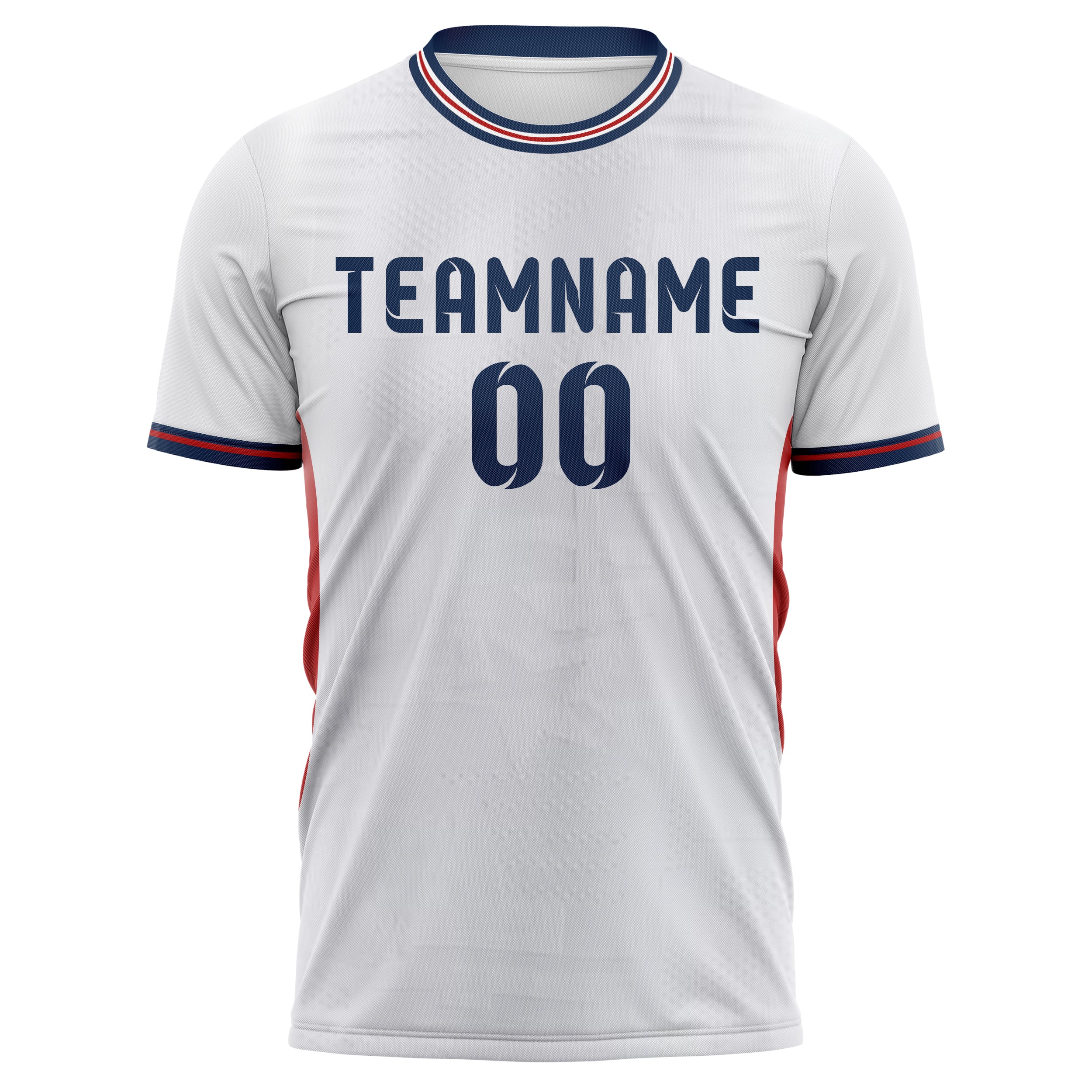 England Home Inspired Soccer Jersey – Custom Name, Number & Logo