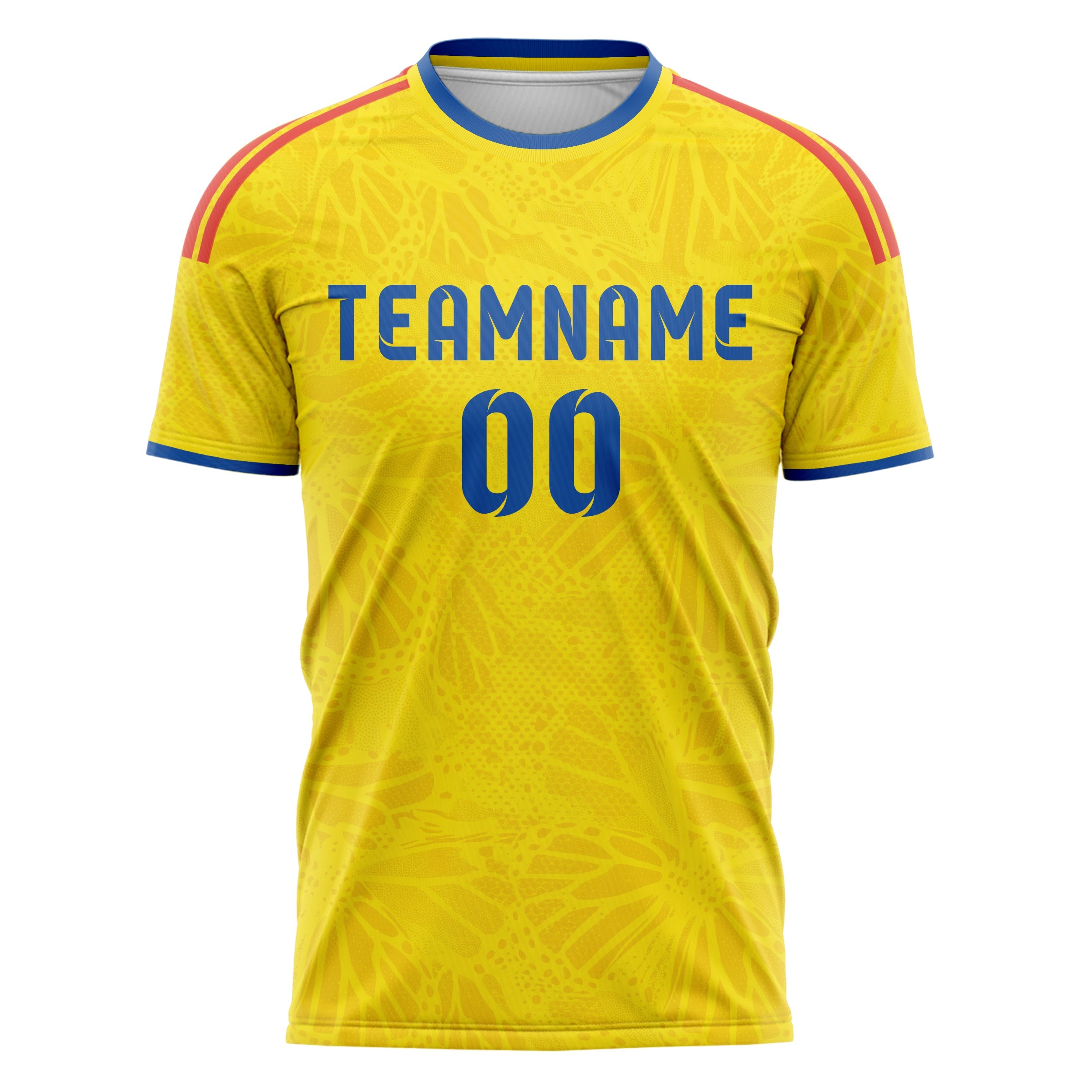 Colombia Home Soccer Jersey Style – With Custom Name, Number and Logo