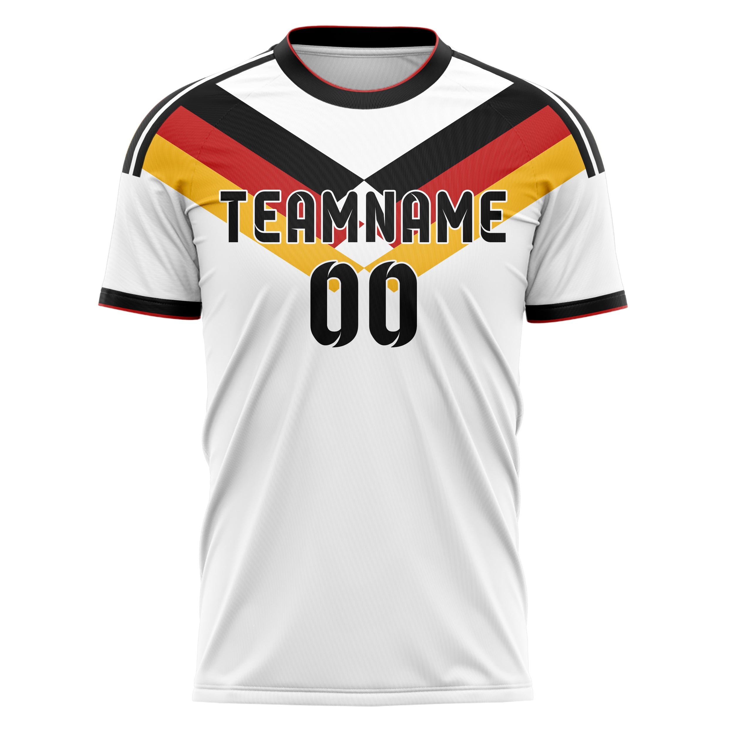 Germany Home Soccer Jersey Style – With Custom Name, Number and Logo